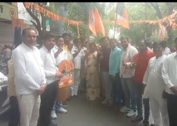 उज्जैन में भाजपा कार्यकर्ताओं ने मनाया जश्न