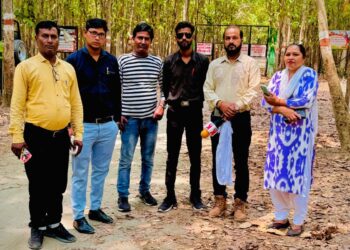 वाइस ऑफ मीडिया के पत्रकारों ने चूका पिकनिक स्पॉट पर पहुंचकर वहा के सुंदरता को देखा 