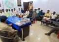 मोहर्रम त्यौहार को शांति सौहद्र पूर्वक मनाने हेतु थाना परिषद में बैठक