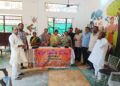एन० एस० बी० पब्लिक स्कूल नेबिलगंज भरथना में रंगोली प्रतियोगिता आयोजित