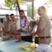 स्थानांतरित एसआई प्रेमचंद्र को प्रभारी निरीक्षक समेत सहकर्मियों ने भावभीनी विदाई