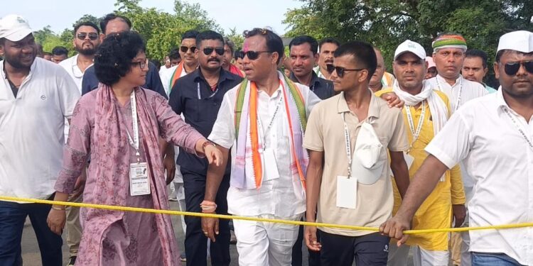 छत्तीसगढ़ न्याय यात्रा: छात्र नेता आदित्य विभु जायसवाल की भागीदारी..