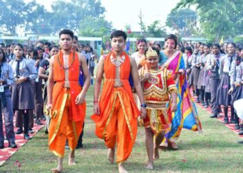 जयोत्री अकैडमी में नवमी और विजय दशमी का भव्य आयोजन हुआ