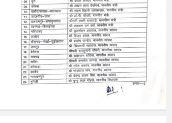 छत्तीसगढ़ राज्य स्थापना दिवस पर सांस्कृतिक कार्यक्रम के लिए मुख्य अतिथियों की सूची जारी..