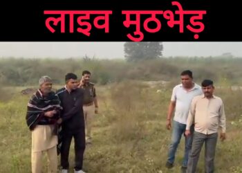 पुलिस और गोकशों के बीच मुठभेड़ में एक आरोपी संदीप को गोली लगी,