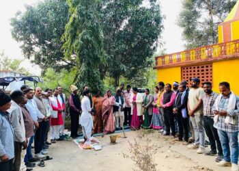 लाख की निर्माण परियोजनाओं का किया भूमि पूजन..