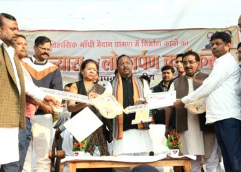 रामानुज गंज: मंत्री श्री नेताम ने रामानुजगंज में किया 16 करोड़ 39 लाख से अधिक राशि के विभिन्न विकास कार्यों का लोकार्पण एवं शिलान्यास