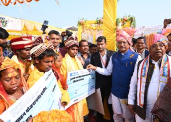 तातापानी: मुख्यमंत्री कन्या विवाह योजना से गरीब कन्याओं के विवाह की चिंता से मिली मुक्ति..
