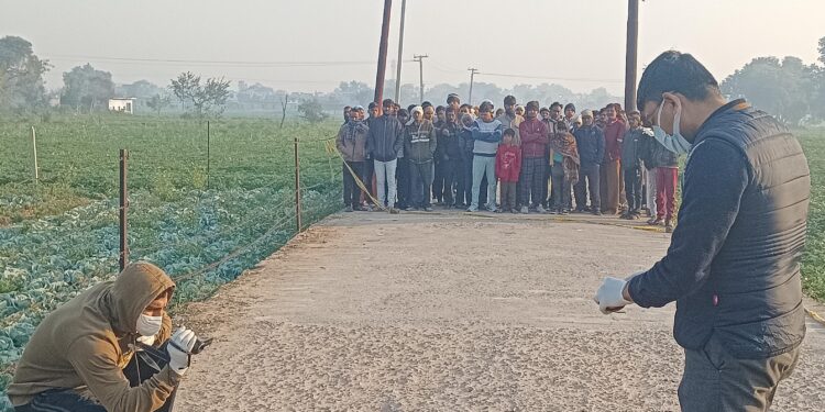 देर रात अज्ञात वाहन की टक्कर से वृद्ध की मौत