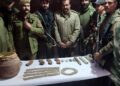 रियासी पुलिस ने शनिवार को रियासी जिले के जमसलान माहौर इलाके के जंगलों से हथियारों और गोला-बारूद का जखीरा बरामद किया।