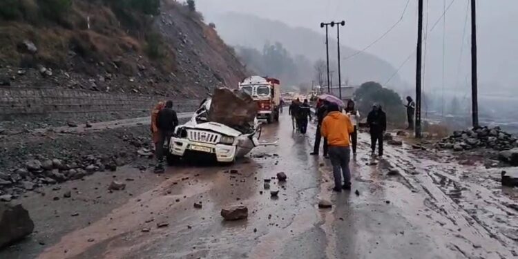 Two Killed as Boulders Hit Scorpio Car on J&K Surankote-Poonch Highway