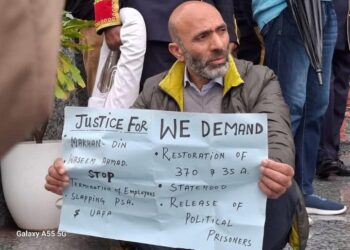 MLA Langate protests in assembly over Kathua, Baramulla deaths during LG’s address