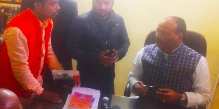 लोक जनशक्ति पार्टी के इटावा विधानसभा अध्यक्ष बने जितेंद्र बाबू दीक्षित