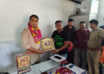 अंतराष्ट्रीय अग्निशमन दिवस पर प्रभारी अग्निशमन अधिकारी सहित एक दर्जन जांबाज जवानों को किया गया सम्मानित