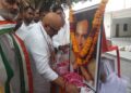 पाली पहुंचे कांग्रेस के प्रदेश अध्यक्ष,34वीं पुण्यतिथि पर नमन किया