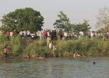 नहर में पूजन सामग्री विसर्जित करने गया युवक डूबा,तीन घंटे बाद मिला शव