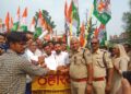 बलरामपुर युवा कांग्रेस का जोरदार प्रदर्शन