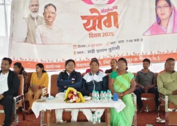 कुसमी: अंतरराष्ट्रीय योग दिवस पर कुसमी में भव्य योग कार्यक्रम,