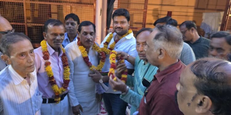 श्रीरामलीला कमेटी के नये अध्यक्ष रोहित यादव,व महामंत्री बिनोद गोस्वामी को बनाया गया