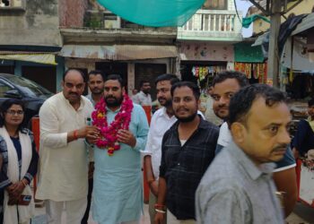 भाजपा पदाधिकारियों ने किया विधान परिषद सदस्य डॉ. मानवेन्द्र सिंह चौहान का भव्य स्वागत