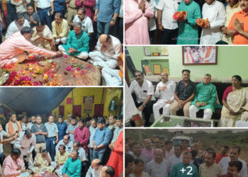 बाढ़ क्षेत्र के निरीक्षण के उपरांत मंत्री जी ने लखना स्थित प्रसिद्ध कालिका मैया मंदिर पहुंचकर दर्शन किए और जनकल्याण की प्रार्थना की। औरबाढ़ प्रभावित क्षेत्रों का निरीक्षण कर राहत सामग्री बांटी, मंत्री धर्मवीर प्रजापति ने लिया हालातों का जायजा