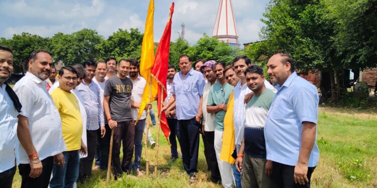 वैदिक मंत्रोच्चारण भूमि पूजन के साथ 17वां श्रीगणेश चतुर्थी महोत्सव का शुभारंभ 