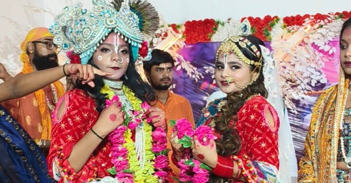 श्रीमद् भागवत कथा में छठवें दिवस रुक्मणी विवाह का वर्णन