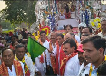 मर्यादा पुरुषोत्तम श्रीराम की भव्य बरात धूमधाम से निकाली गई