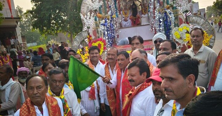 मर्यादा पुरुषोत्तम श्रीराम की भव्य बरात धूमधाम से निकाली गई