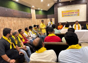 खुर्जा में श्री श्याम मंडल की तैयारी बैठक संपन्न