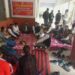 भरथना तहसील में समाधान दिवस पर,कार्य बहिष्कार कर धरने पर बैठे लेखपाल