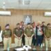 पुलिस विभाग मे सेवा देकर अपनी अधिवर्षता आयु पूर्ण करने वाले पुलिस अधिकारी को दी गई भावभीनी विदाई