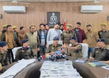अवैध शस्त्र तस्करी करने वाले दो शातिर अपराधी मुठभेड़ में गिरफ्तार