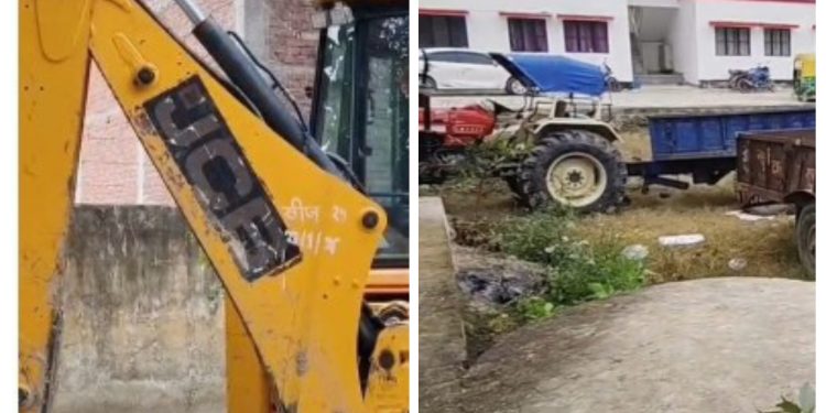 भरथना क्षेत्र में अवैध मिट्टी खनन पर पुलिस की बड़ी कार्रवाई