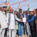 कुसमी: धान खरीदी अव्यवस्था के विरोध में कांग्रेस का चक्काजाम