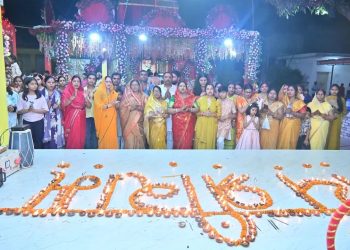 राजपुर: राम नवमी पर निकली भव्य शोभायात्रा, विधायक उद्धेश्वरी पैकरा हुईं शामिल