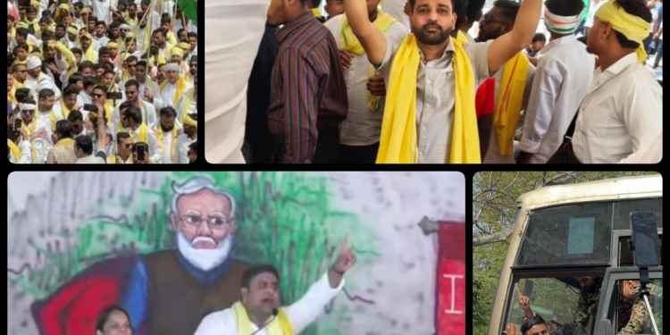 दिल्ली में युवा कांग्रेस का बड़ा प्रदर्शन: ट्रेड डील के विरोध में संसद घेराव, बलरामपुर से भी पहुंचा दल