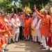 भगवान परशुराम जी की शोभा यात्रा का भव्य स्वागत