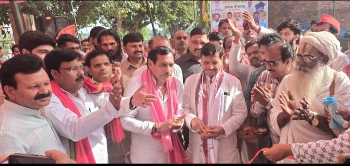 शिवपाल सिंह यादव ने किया अनाथ गौशाला का शिलान्यास