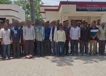 रायबरेली पुलिस का बड़ा अभियान, जिलेभर से 40 वारंटियों को किया गिरफ्तार