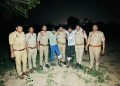 बकेवर में पुलिस-बदमाश मुठभेड़, दो घायल पुलिस की गोली से दो बदमाश गिरफ्तार