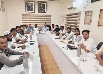 प्रेस क्लब कुसमी ने हिंडाल्को के जीएम से की शिष्टाचार भेंट