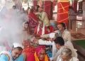 नर्मदेश्वर मंदिर में 36 शिव महापुराण कथा की पूर्णाहुति, हवन में उमड़ी श्रद्धालुओं की भीड़