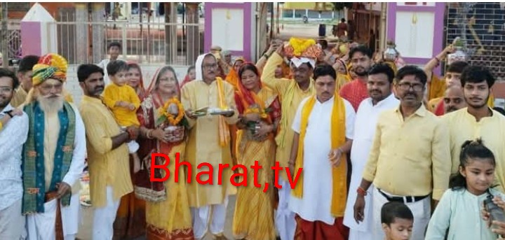 13 दिवसीय 45वें मंगल महोत्सव का मंगल कलश यात्रा के साथ शुभारंभ