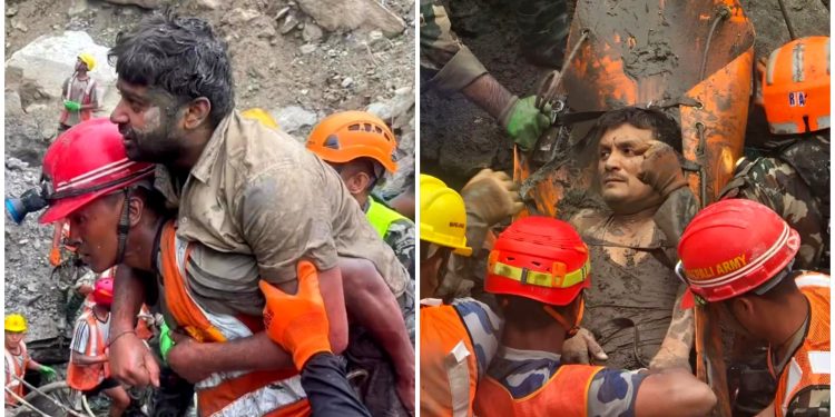 नेपाल बाढ़ के 9 दिन बाद सुरंग से जिंदा निकले 2 मजदूर, रेस्क्यू टीम को मिली बड़ी कामयाबी