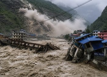 नेपाल में फ्लैश फ्लड से तबाही