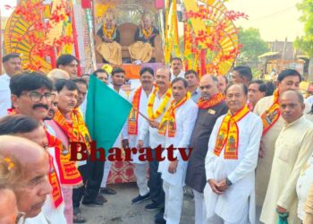 मर्यादा पुरुषोत्तम श्रीराम की भव्य बारात धूमधाम से निकाली गई