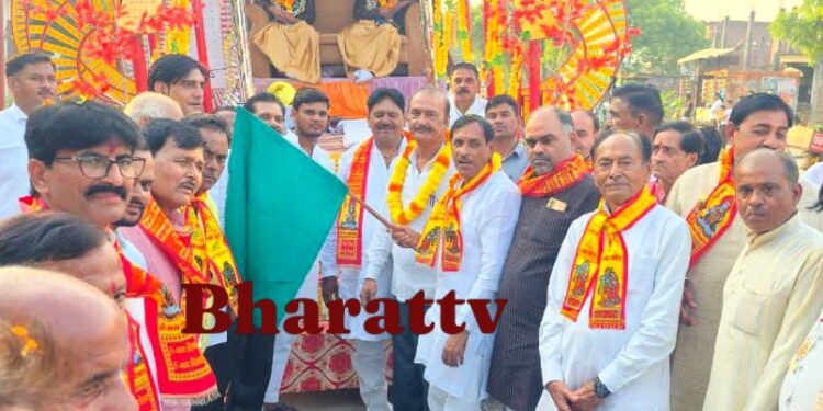 मर्यादा पुरुषोत्तम श्रीराम की भव्य बारात धूमधाम से निकाली गई